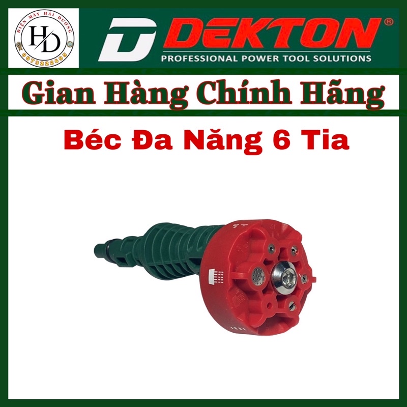 Béc xoay 6 tia cho máy rửa xe Pin DEKTON 775.Hàng Chính Hãng