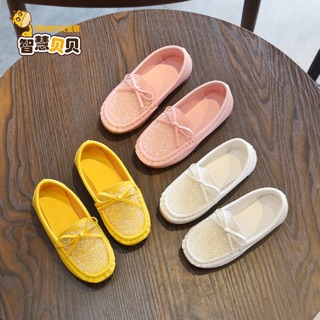 👯Giày mọi nơ nhí kim sa cho bé