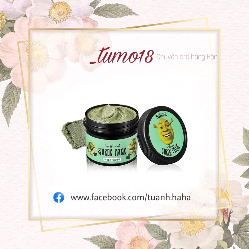 Mặt nạ đất sét Shrek 110g