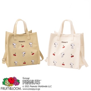 Túi Xách Canvas Đa Năng Họa Tiết Snoopy Xinh Xắn