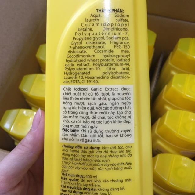 Dầu gội tỏi Thorakao 400ml - Hỗ trợ giảm rụng tóc