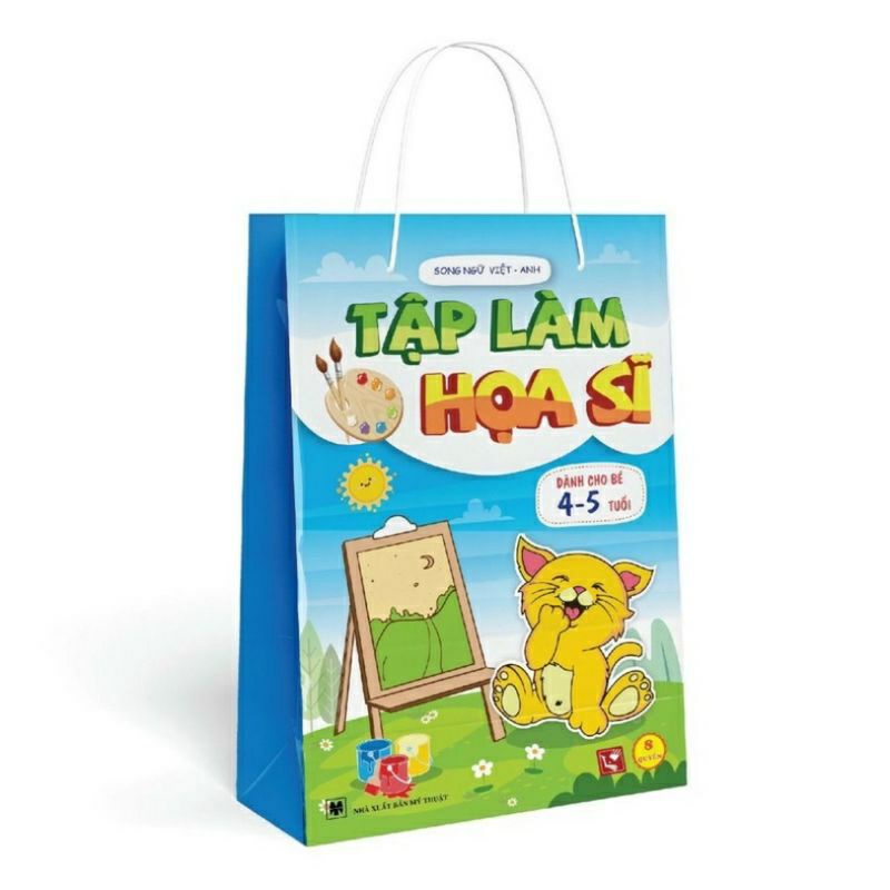 Sách - Bé Tô Màu Tập Làm Họa Sĩ Nhí ( 8 Quyển )