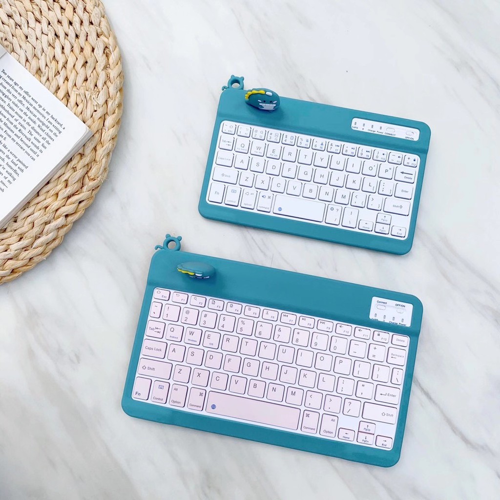 Ốp Lưng Silicone Mềm Có Bàn Phím Cho Apple Ipad 7.9 Inch 8 Inch Và 10 Inch