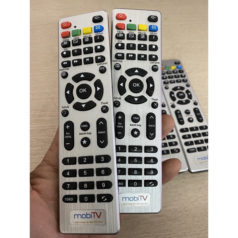 Remote điều khiển đầu thu Mobi TV - Bảo hành đổi mới