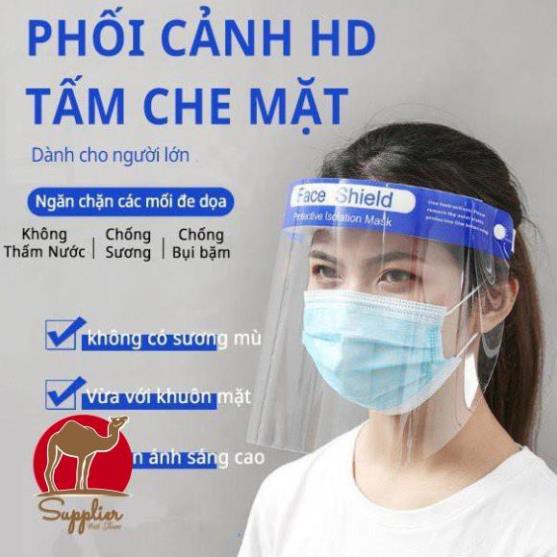 [ CHUYÊN SỈ - GIAO SIÊU TỐC ] Tấm chắn chống giọt bắn trong suốt nhựa PVC - Face Shield Mask
