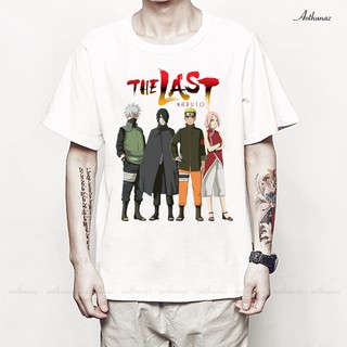 Áo thun Anime in hình Team Naruto Sasuke - Mẫu mới Cotton Thái M242