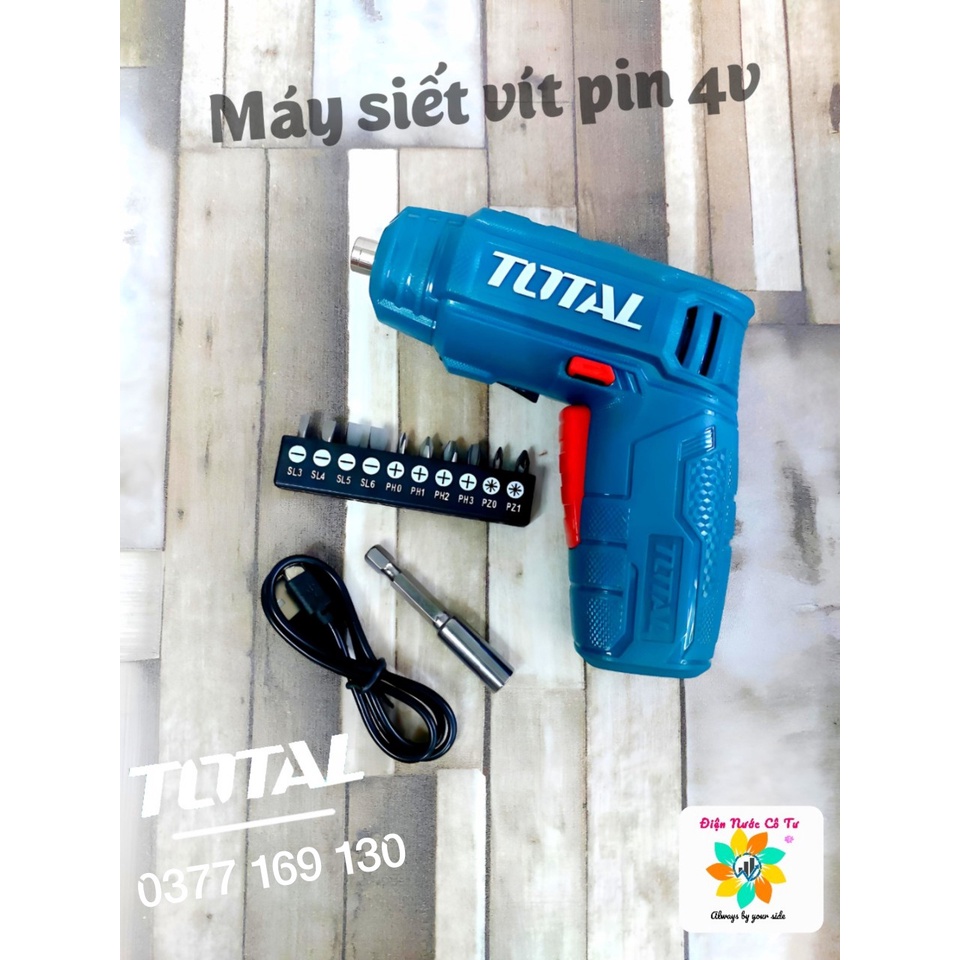 Máy siết vít dùng pin 4V TOTAL