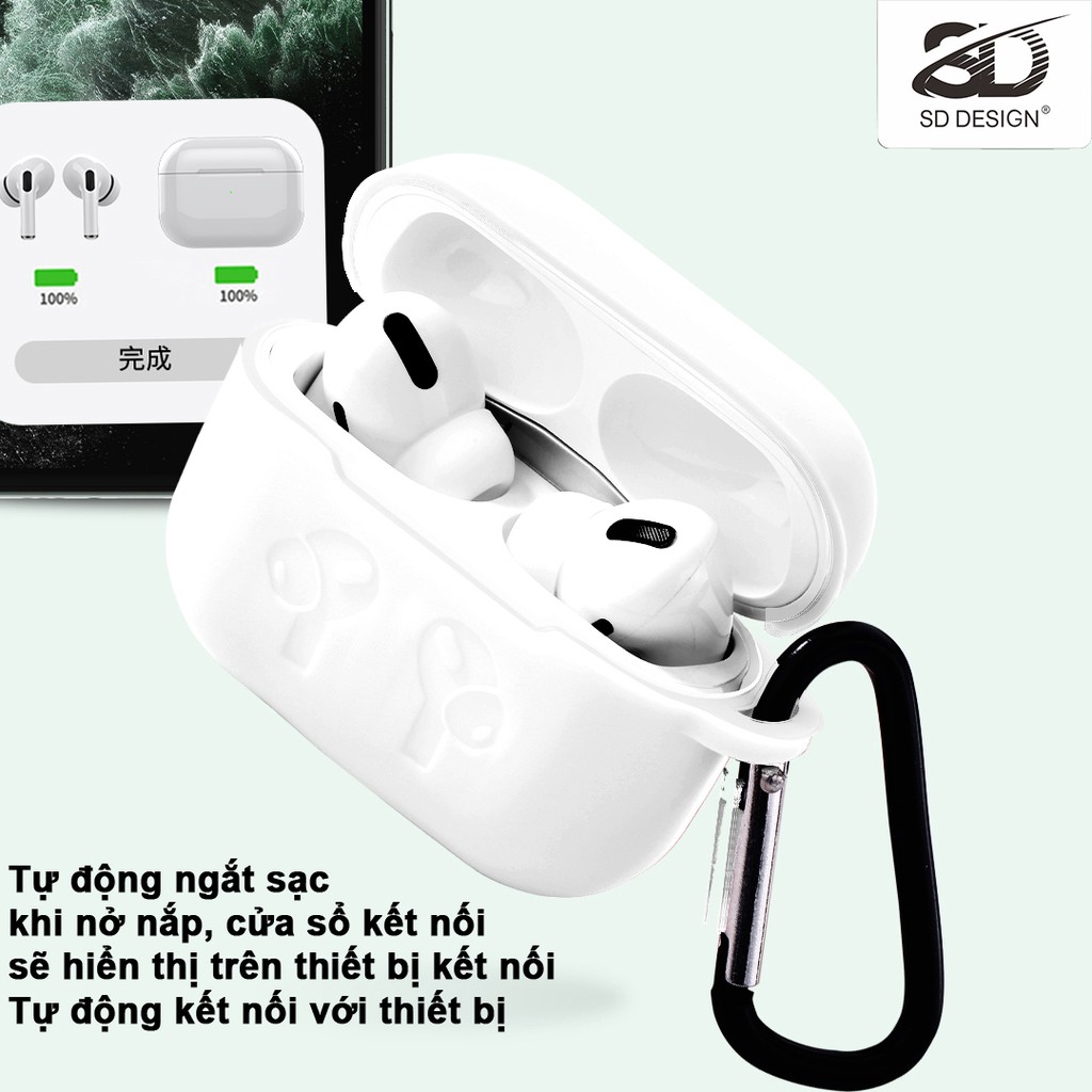 Tai nghe Bluetooth AP-TWS chính hãng SD DESIGN tai nghe không dây Định Vị - Đổi Tên Cảm Ứng Chạm, Chống Ồn, Âm Hay