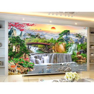 Tranh 3d Phong thủy cho Mệnh Mộc - Kích thước theo yêu cầu