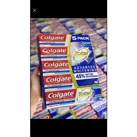 Kem đanh răng Colgate Mỹ - hoá đon ở hình cuối