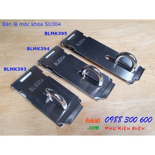 Bản lề móc khóa SU304 bề rộng 39mm dài 86, 105 và 127mm - BLMK39x