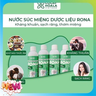 Nước súc miệng kháng khuẩn dược liệu rona