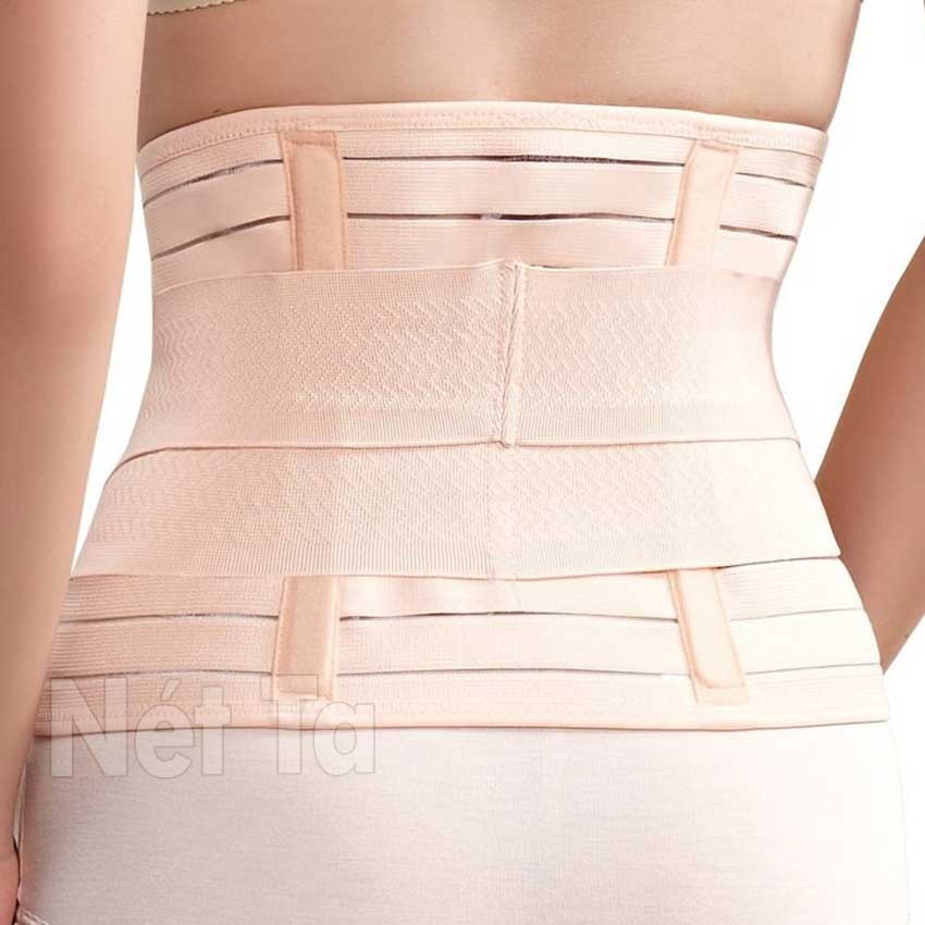 Đai nịt bụng hỗ trợ làm thon, giảm mỡ bụng, điều chỉnh tư thế Nét Ta chất liệu thun 2 lớp cao cấp dày dặn | BigBuy360 - bigbuy360.vn