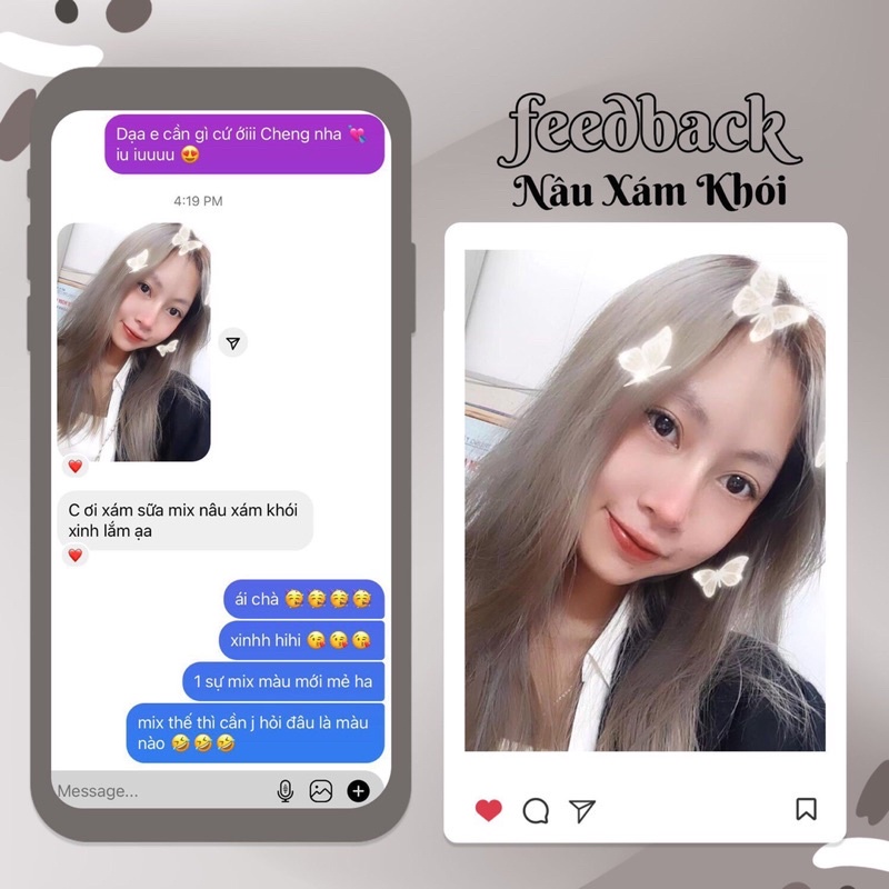 Thuốc Nhuộm Tóc KOOLPRO Màu NÂU XÁM KHÓI Không Cần Tẩy, Lên Từ Nền Level8 100G- Beli Official Store - N078