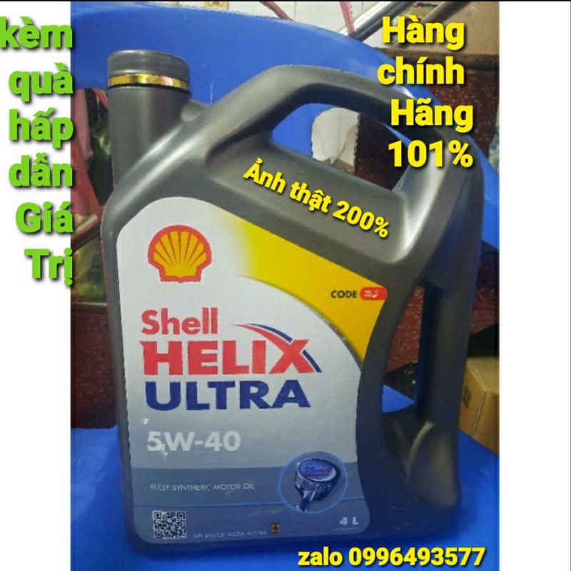 Nhớt động cơ Shell Ultra 5w40 4L 🇭🇰 Chính hãng 101%