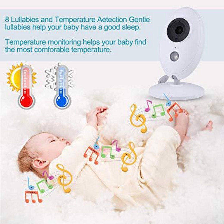 Máy báo khóc trông em bé có màn hình kiêm camera 3.5inch VB603 - The Royal Furniture