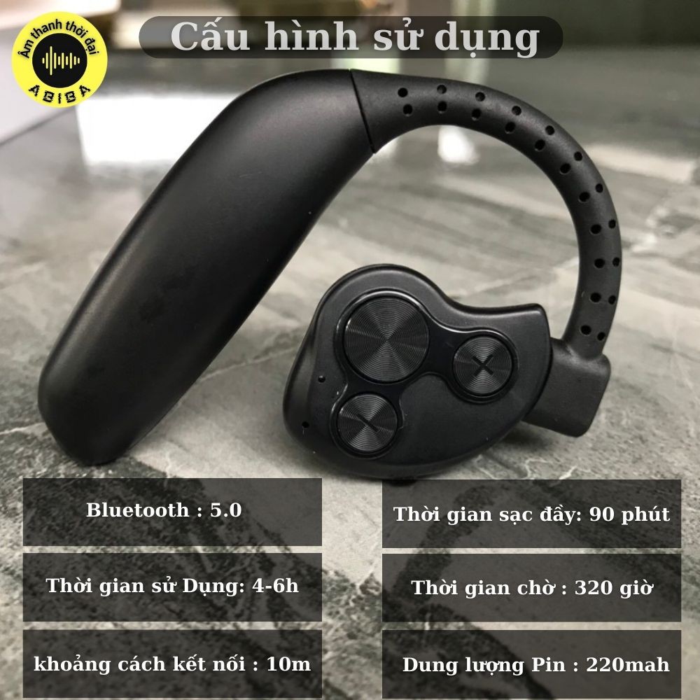 Tai nghe bluetooth nhét tai âm thanh nỗi chống ồn Reno 4 có mic chìm hỗ trợ học online TNBTRENO5