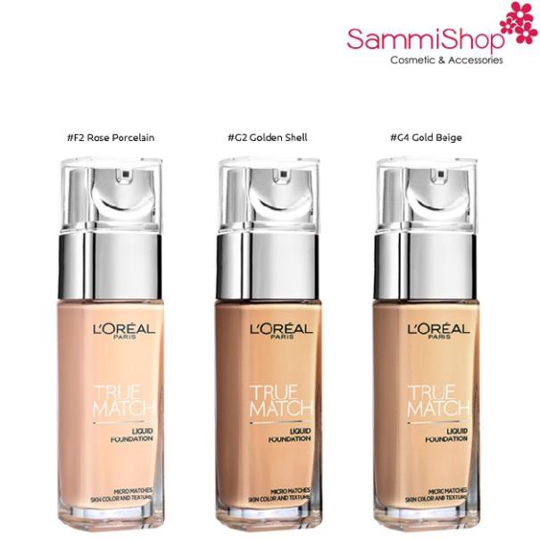 Kem nền mịn da dạng lỏng L'Oreal Paris True Match Liquid Foundation 30ml