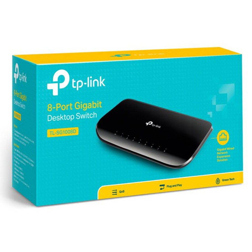 Switch Tp-Link SG1008D 8 Cổng 10/100/1000Mbps - Hàng Chính Hãng