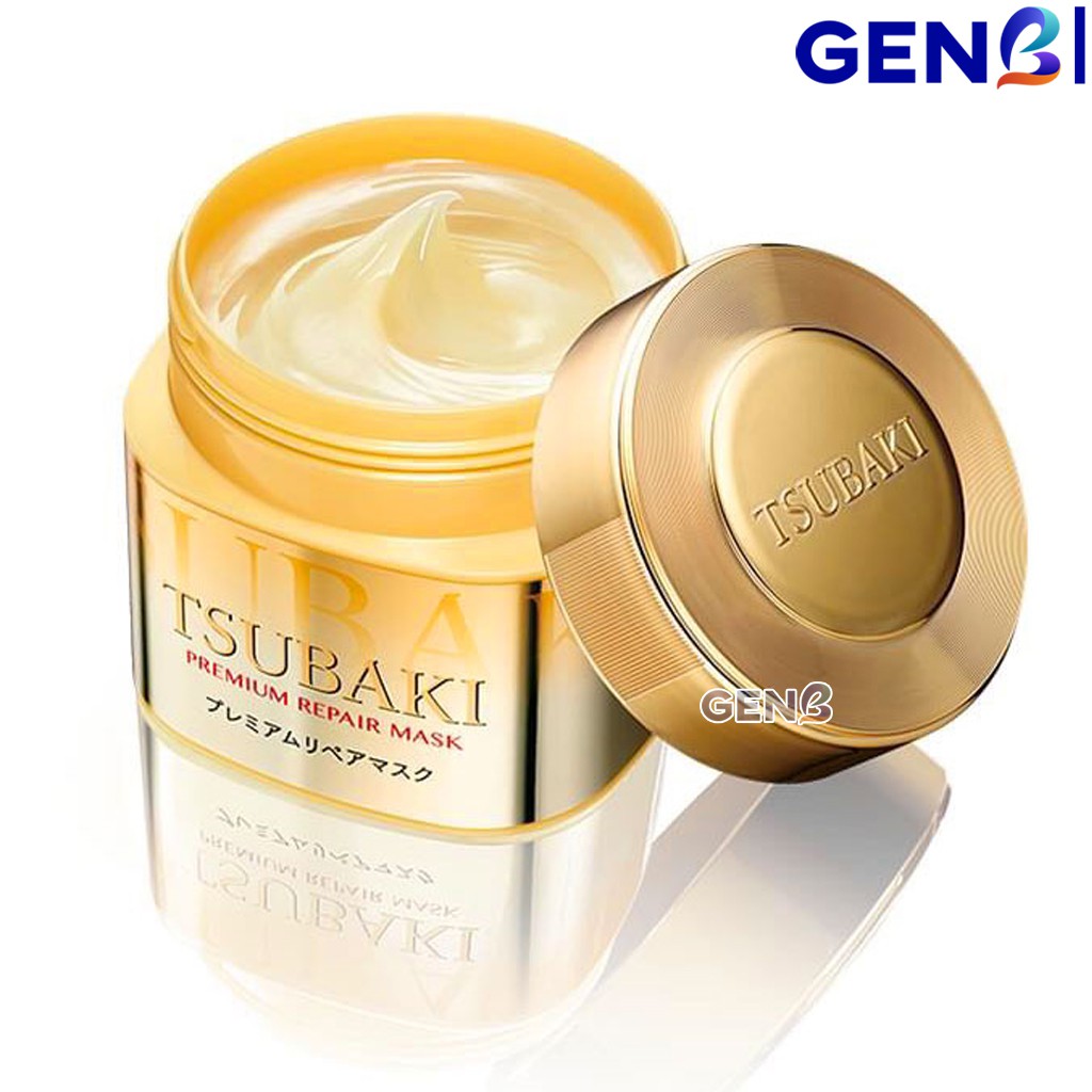 Mặt Nạ Tóc Tsubaki CHÍNH HÃNG Phục Hồi Hư Tổn Tsubaki Premium Repair Mask 180g Chăm Sóc Tóc Cty Shiseido Nhật Bản GenB