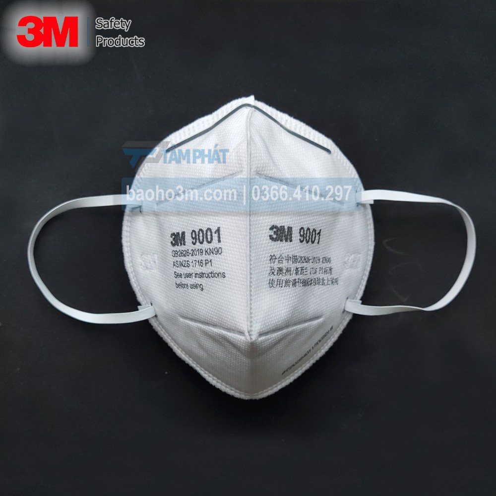 [CHÍNH HÃNG] 10 cái khẩu trang chống bụi 3M 9001 trắng | BigBuy360 - bigbuy360.vn