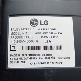 Hình ảnh Tivi LG 42PJ350R . hàng thanh lý rã xác . bán đồ món chính hãng
