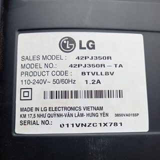 Tivi LG 42PJ350R . hàng thanh lý rã xác . bán đồ món