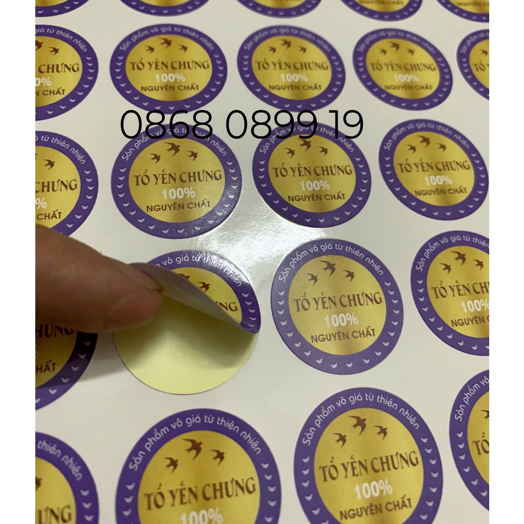 In tem nhãn decal và cắt bế theo yêu cầu riêng, miễn phí tư vấn thiết kế trước khi đặt hàng shopee