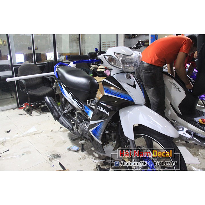 Tem Trùm Sirius Trắng Đen Xanh