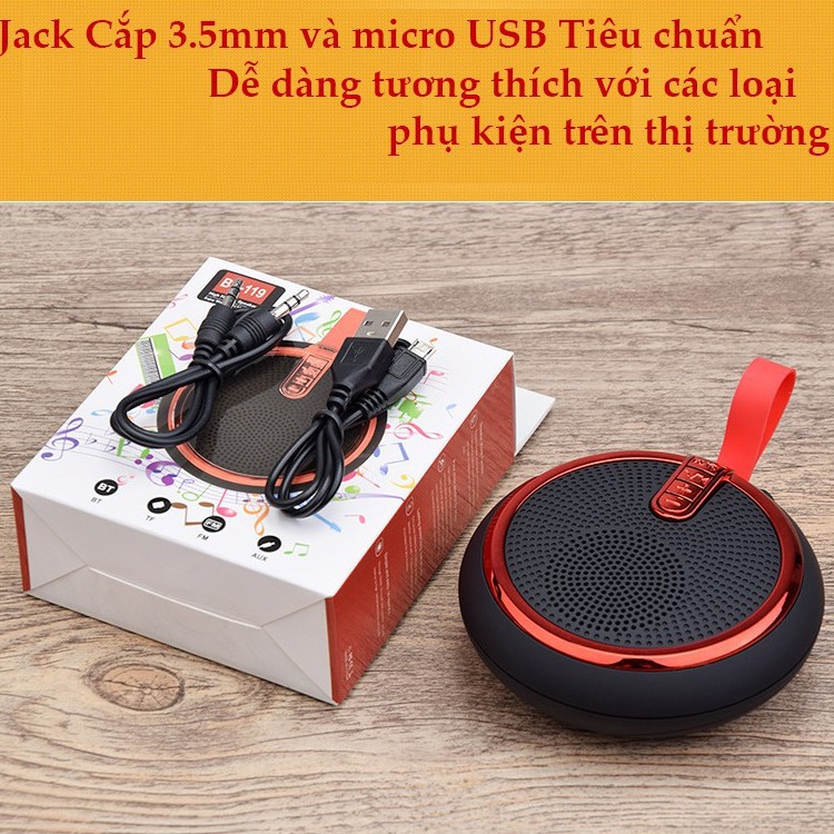 Loa Bluetooth mini BS-119 âm thanh tuyệt vời