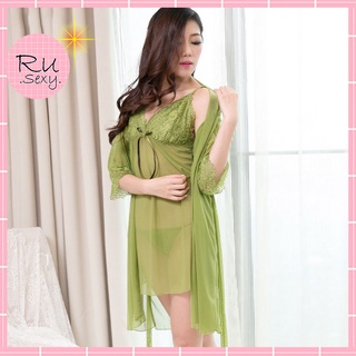 Váy ngủ có áo choàng quyến rũ - đầm ngủ gợi cảm VAY287C
