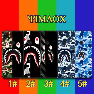 BAPE Ốp Lưng Mềm In Hình Cá Mập Cho Redmi Note 4x 5 6 7 Pro 5a Prime 4e