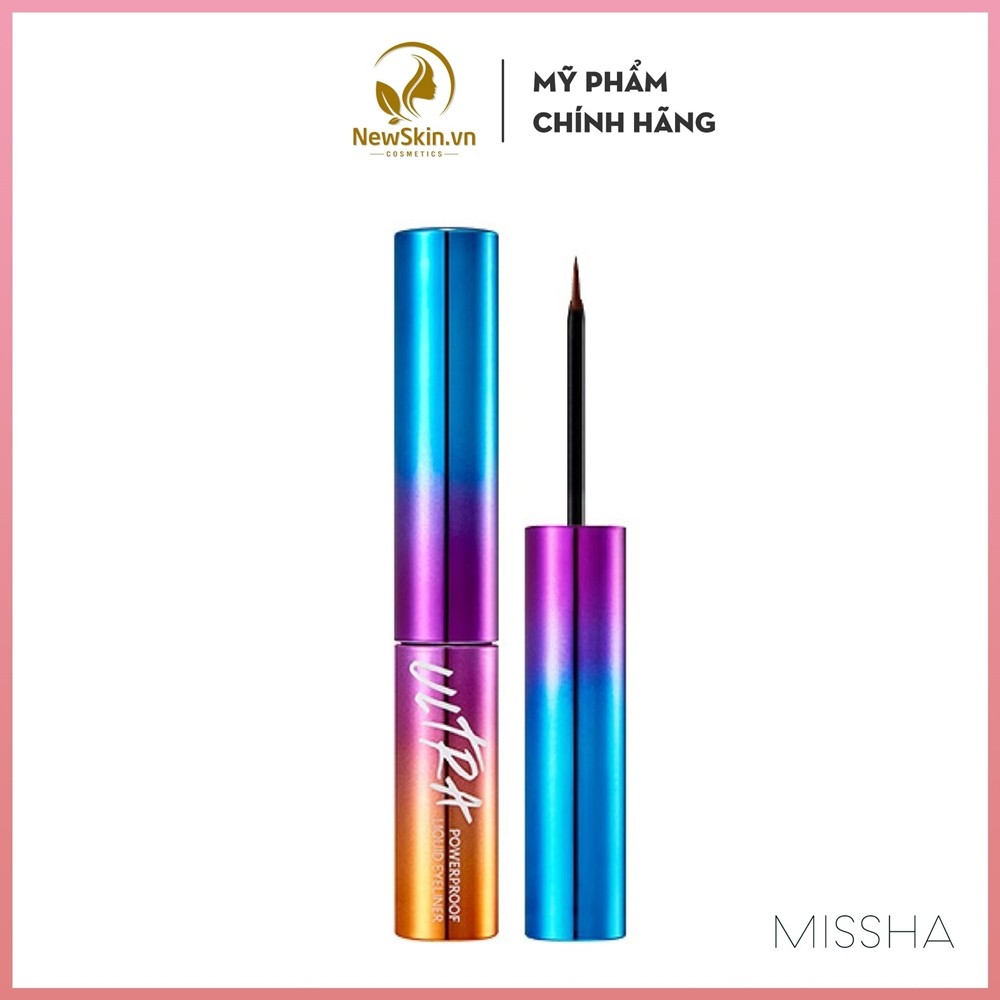 Kẻ Mắt Nước MISSHA Ultra Powerproof Liquid Eyeliner (Black)