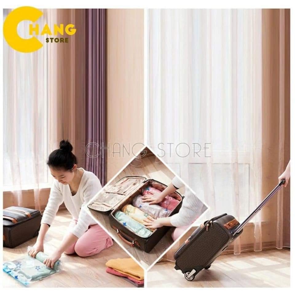 Bộ 8 túi hút chân không tặng kèm máy hút bơm tay, SHIP HỎA TỐC
