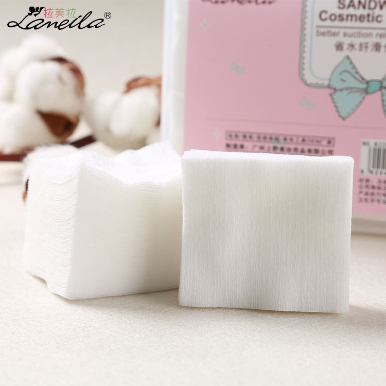 Bông Tẩy Trang Lameila Sandwich Cosmetic Cotton Hộp 1000 Miếng Tha Hồ Xài-W50-C02T3