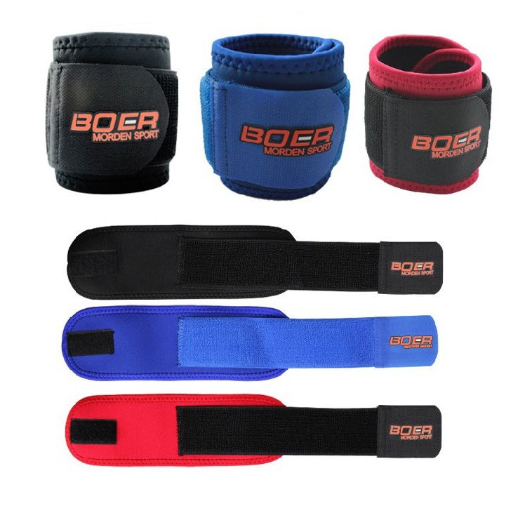 Đai quấn bảo vệ cổ tay BOER - Dụng cụ hỗ trợ tập Gym