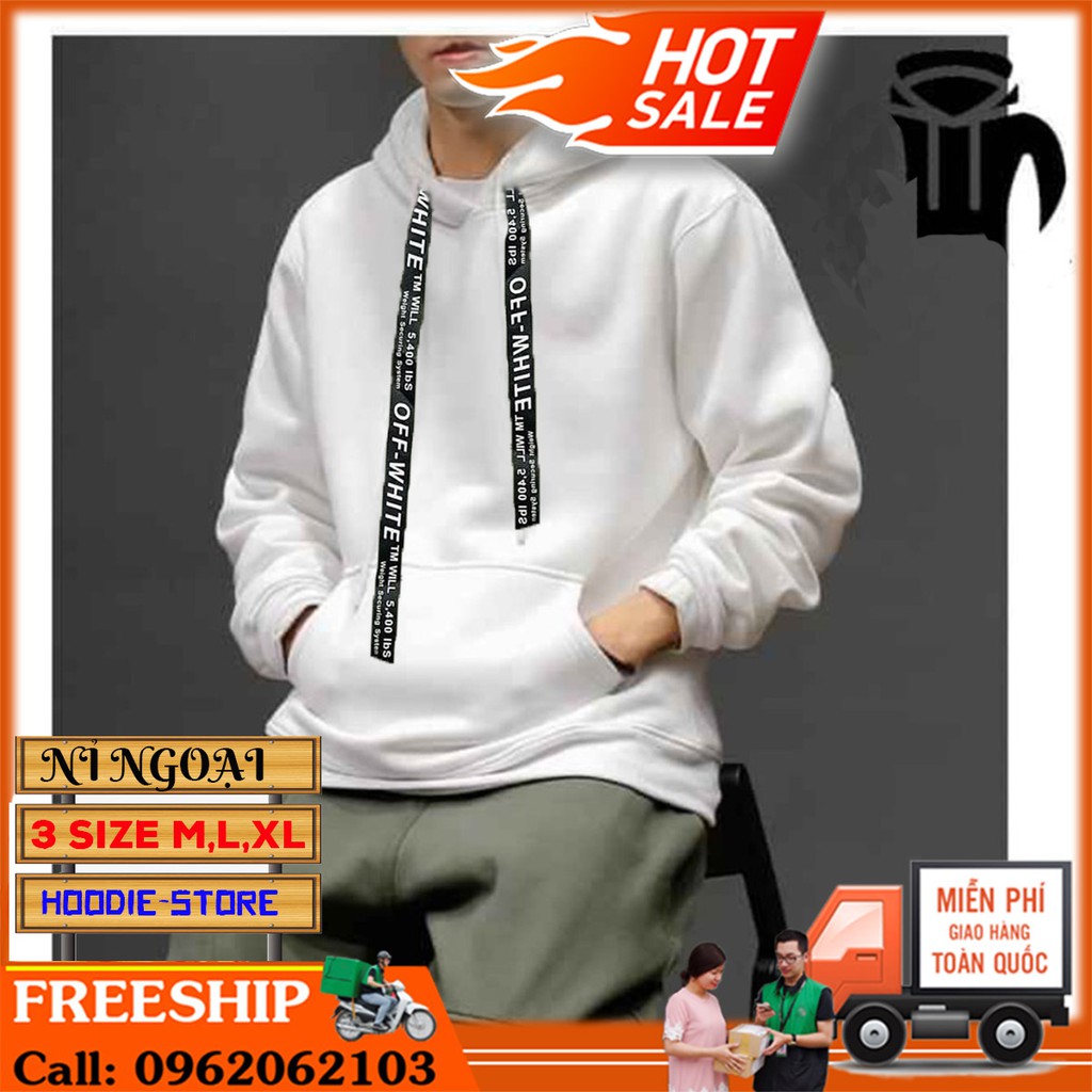 (FREESHIP) ❤ (đủ Size S,M,L,XL) áO HOODIE TRƠN NỈ NGOẠI phối dây, áo Hooide Nam Nữ | BigBuy360 - bigbuy360.vn