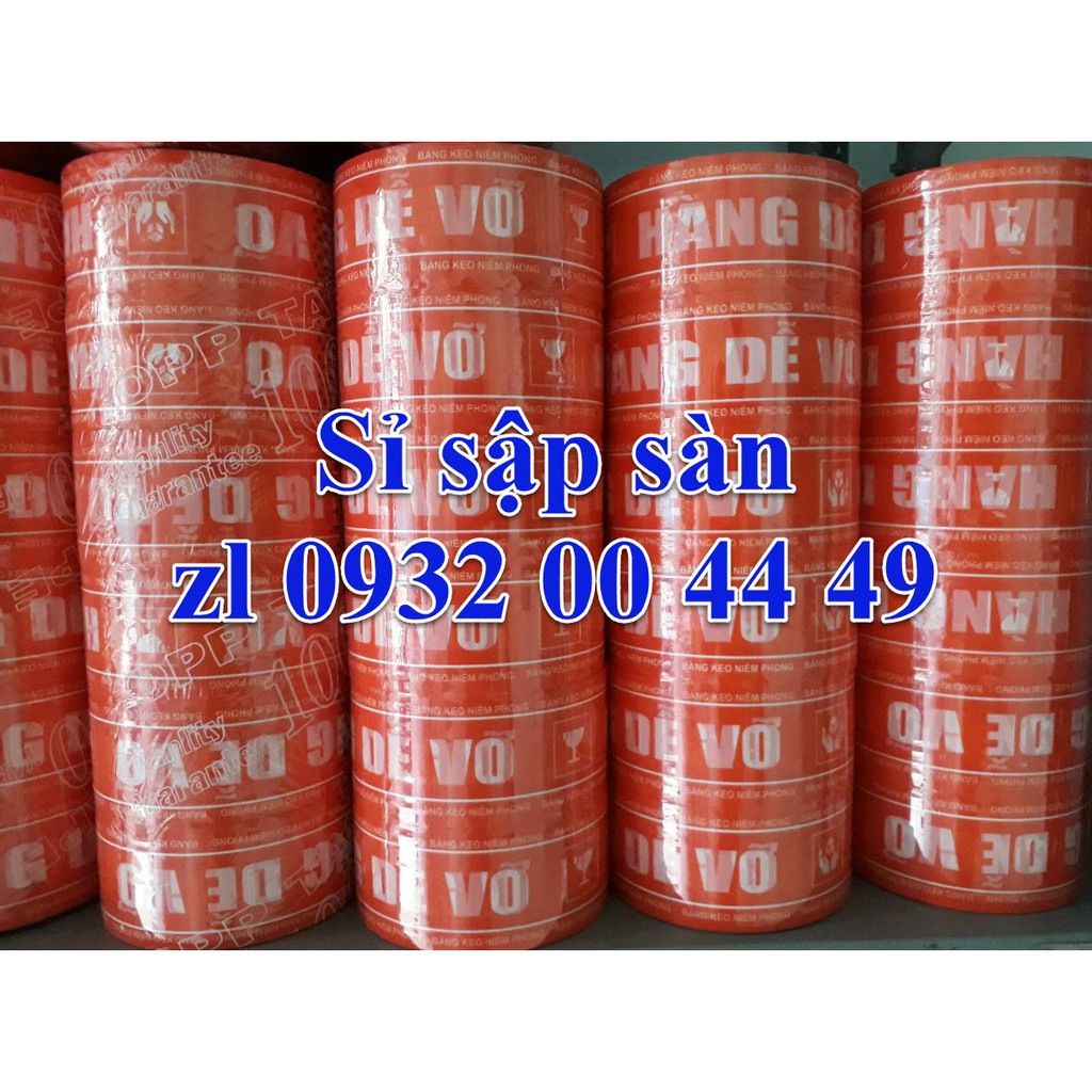 1 Cây băng keo hàng dễ vỡ màu cam giá rẻ