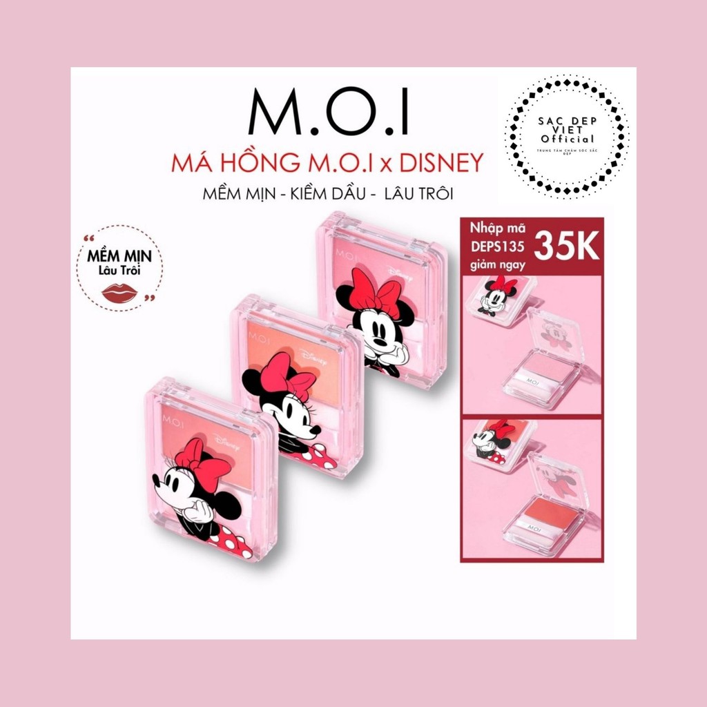 Phấn Má Hồng Disney & MOI Cosmetics bản giới hạn 2020 | BigBuy360 - bigbuy360.vn