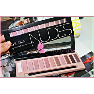 Bảng phấn mắt la girl eyeshadow collection nudes