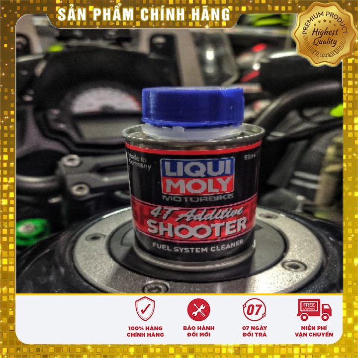 Dung dịch vệ sinh buồng đốt Liqui Moly 4T Additive Shooter Carbon Cleaner