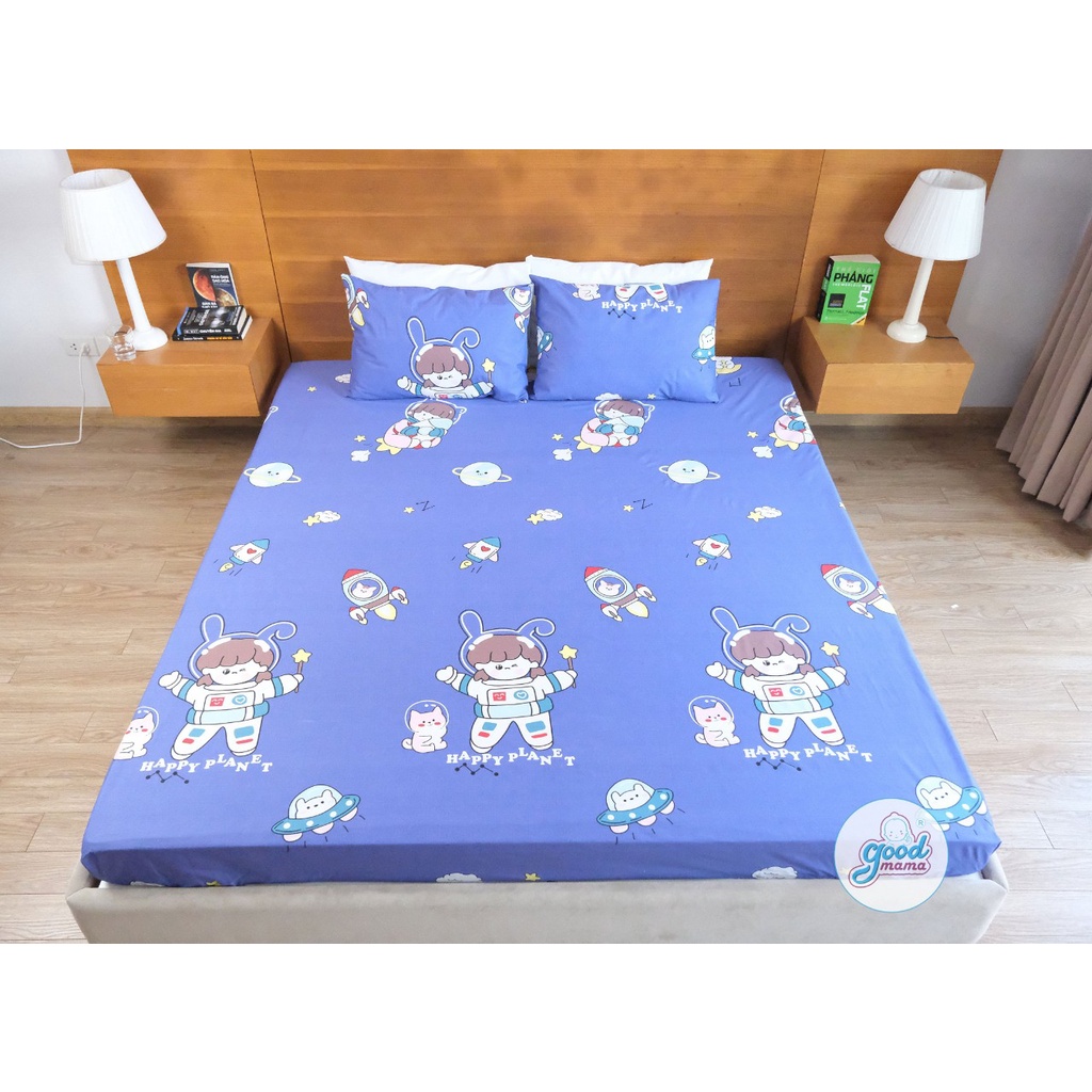 Ga chống thấm cho Bé [FREESHIP] 100 % vải cotton an toàn cho làn da bé(ko vỏ gối)-bảo hành 6 tháng lớp chống thấm