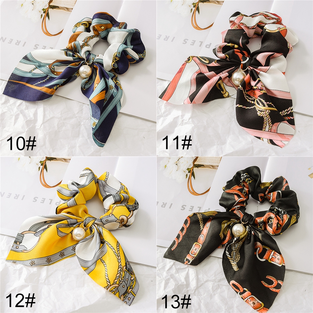 Dây buộc tóc AY đính ngọc trai xinh xắn cho nữ