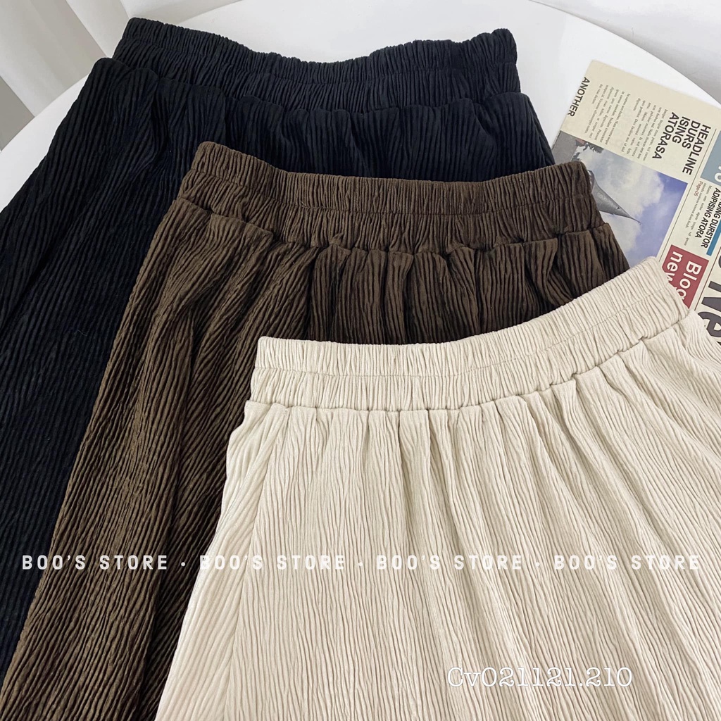 Chân váy nhăn chữ A,trẻ trung,hàn quốc dễ mix đồ
