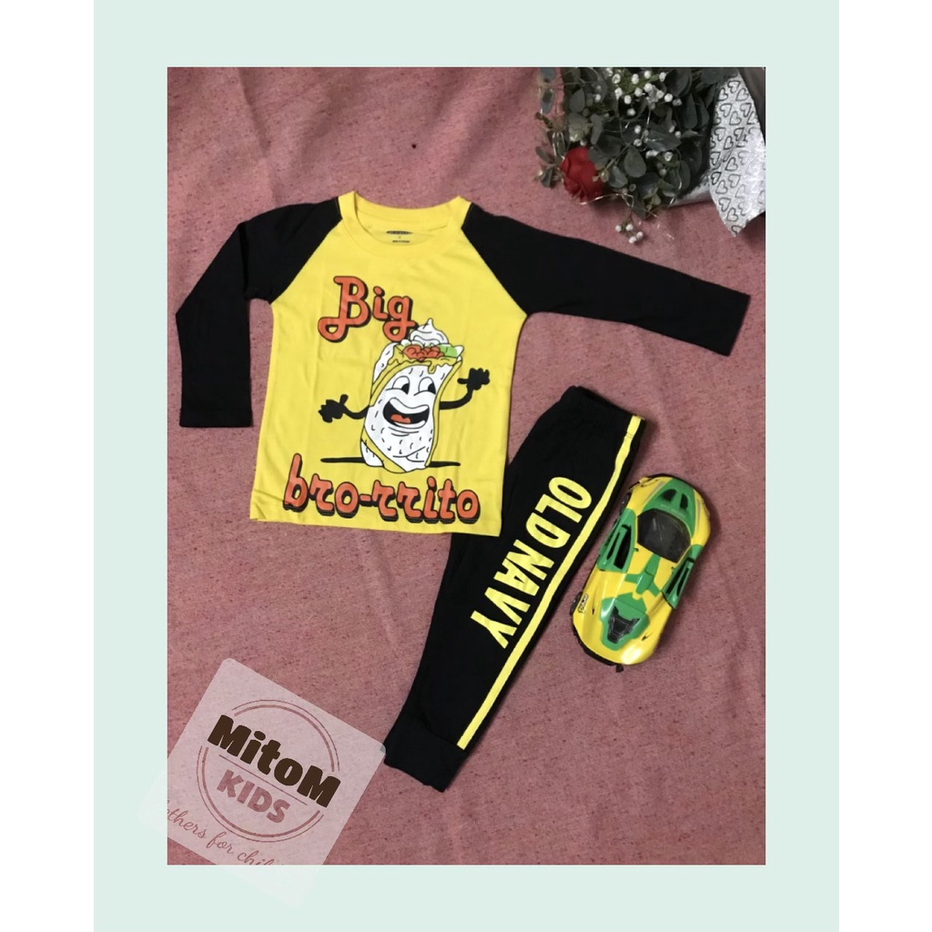Bộ đồ dài tay OLD NAVY ♥️ FREESHIP ♥️ Chất cotton xuất khẩu mềm mịn, thấm hút mồ hôi, co giãn cực tốt, hình in không nổ