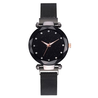 Đồng hồ analog máy quartz dây lưới