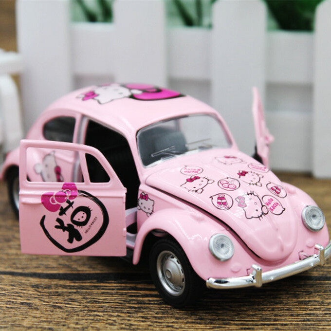 Mô Hình Xe Ô Tô Beetle 3 Door Bằng Hợp Kim Màu Hồng Dành Cho Bé
