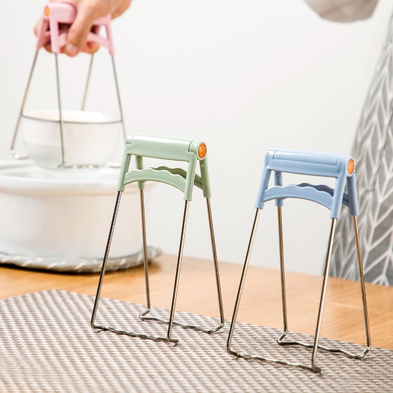 Kẹp Gắp Chén Dĩa Đa Năng Bằng Thép Không Gỉ