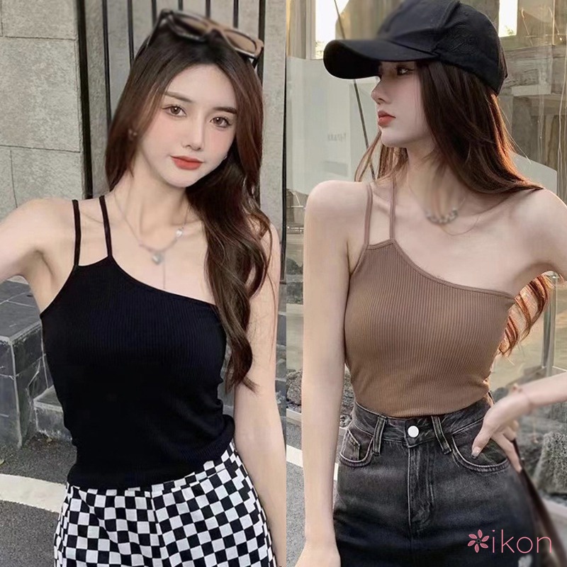 Áo Croptop Sát Nách Chất Liệu Mềm Co Giãn Thời Trang Mùa Hè Cho Nữ