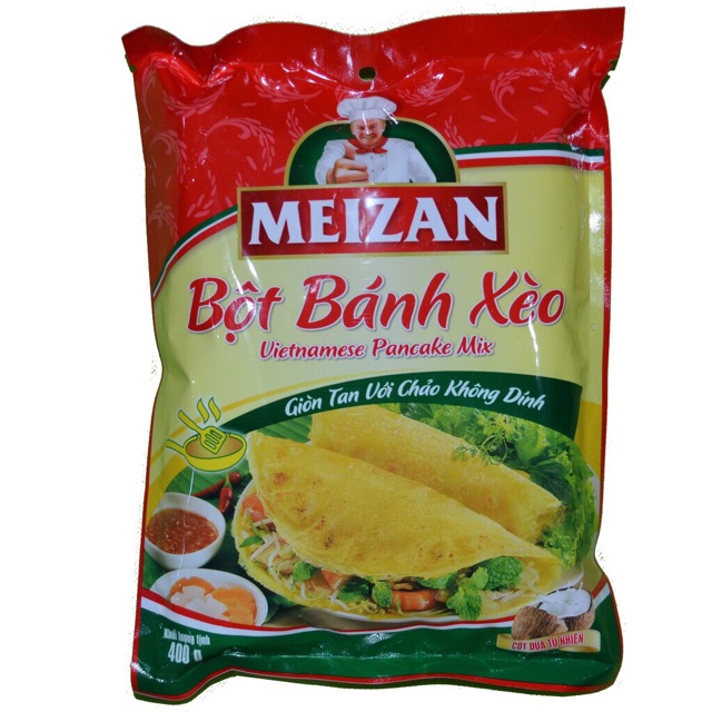 Bột bánh xèo Meizan Combo 3 gói x 400g